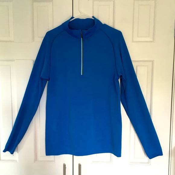 💎HP💎-Lululemon Metal Vent Tech 1/2 Zip Men’s Blue Sz M - Picture 2 of 13